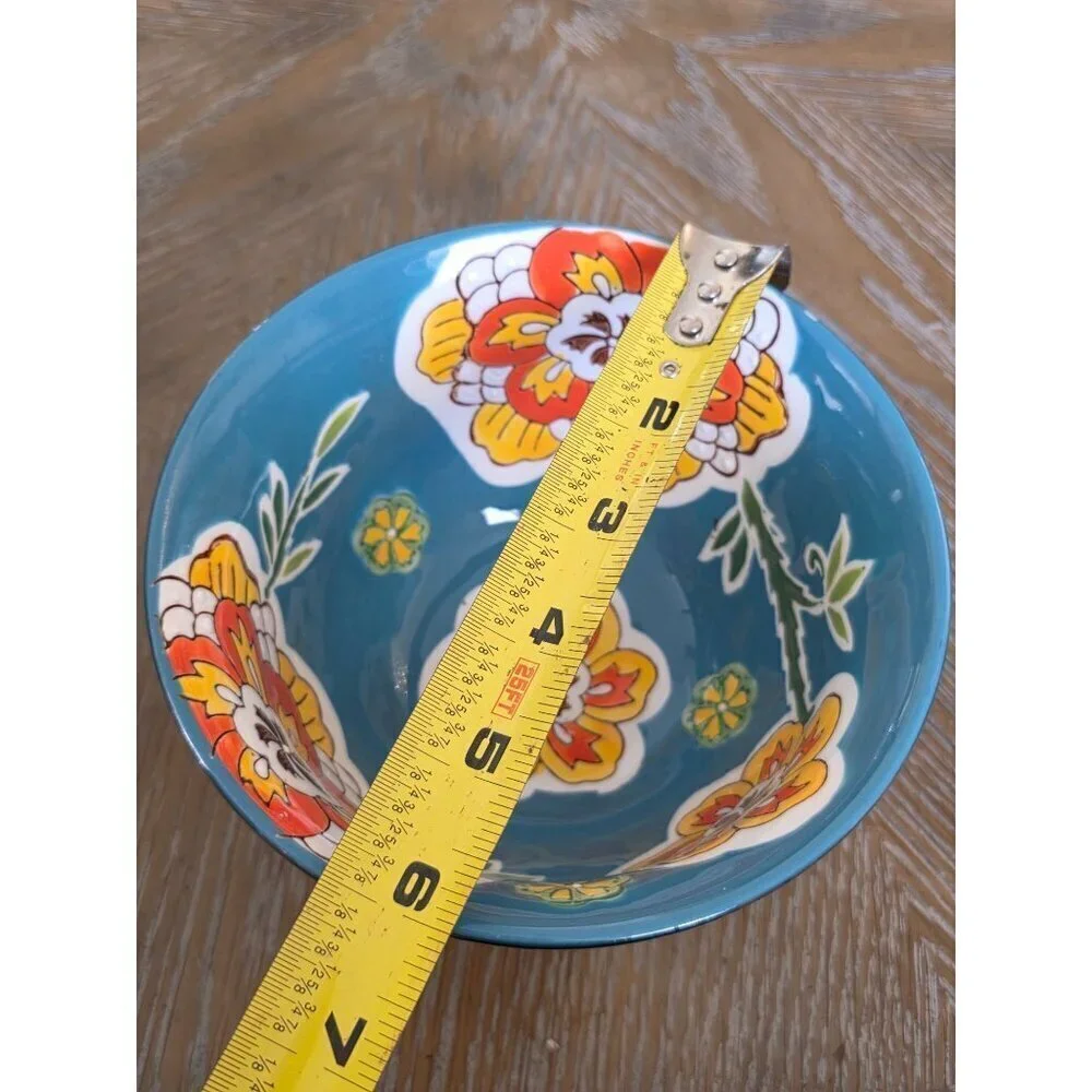 Royal Dining Jumbo‎ Gold Hand painted Hand-Painted Ceramic Bowl Gold-Toned